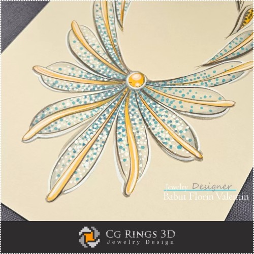 Necklace Sketch-Jewelry Design