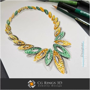 Schizzo Collana-Design Gioielli