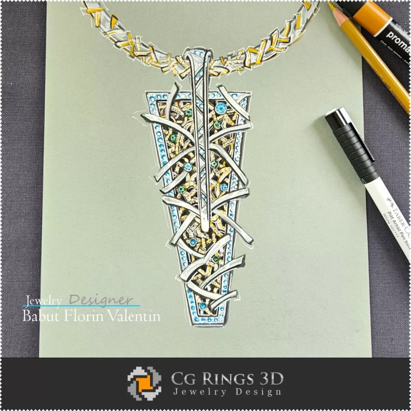 Pendant Sketch-Jewelry Design