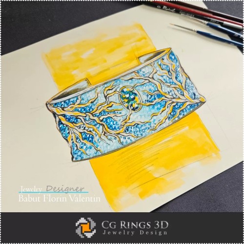 Bracelet Croquis - Design Joaillerie