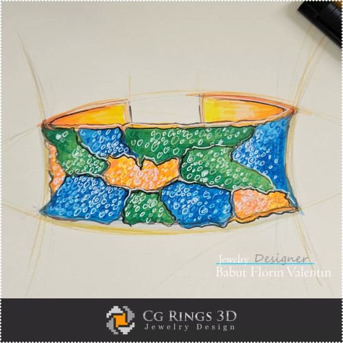 Bracelet Croquis - Design Joaillerie