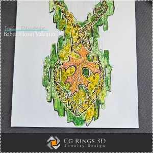 Croquis de Collier-Joaillerie Design 2