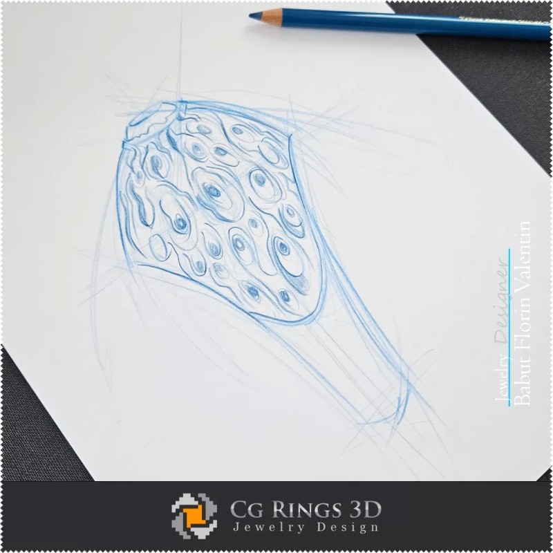 Boceto de anillo - Diseño de joyas