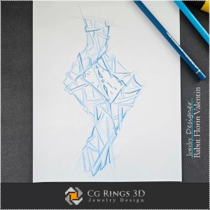 Croquis d'horloge - Joaillerie Design 2