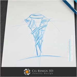 Ringskizze - Schmuckdesign 2