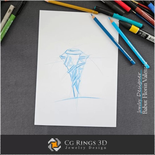 Ring Sketch-Jewelry Design