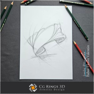 Armband-Skizze - Schmuckdesign 2