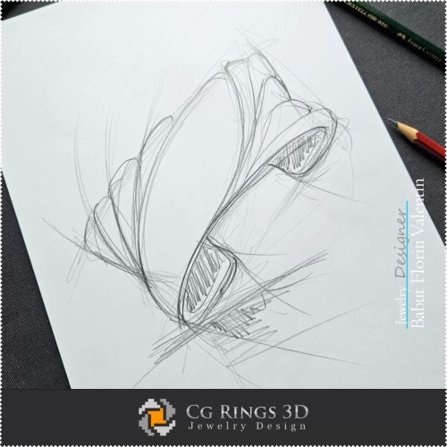 Armband-Skizze - Schmuckdesign