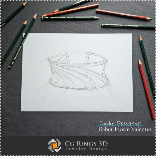 Bracelet Sketch - Jewelry Design