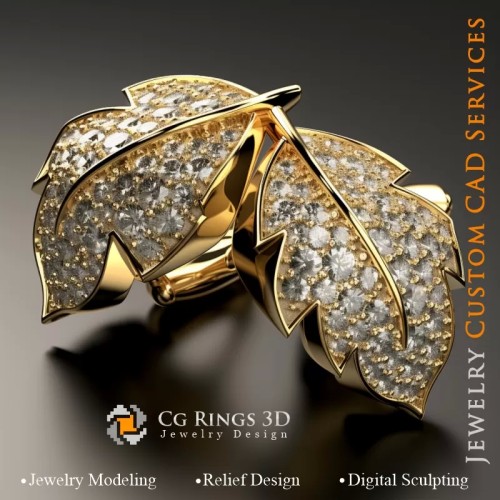 Butoni Funze - Bijuterii 3D CAD