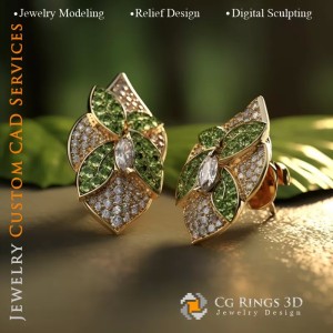 Butoni Funze - Bijuterii 3D CAD 2
