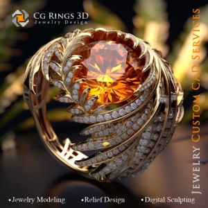 Palm Ring - Jewelry 3D CAD 2