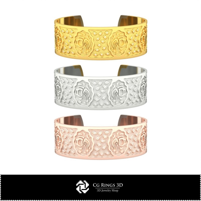 3D Damen Wassermann Sternzeichen Armband Home, Schmuck 3D CAD, Armbänder 3D CAD, 3D Armbänder, 3D Manschettenarmband,