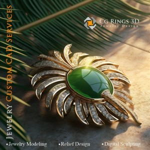 Ciondolo Palma - Jewelry 3D CAD