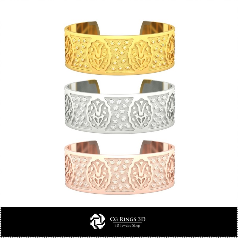 Brățară 3D zodie Capricorn pentru femei, bijuterii CAD 3D, brățări CAD 3D, brățări 3D, brățară tip manșetă 3D, brățări zodiacale
