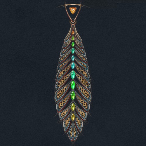 Croquis Pendentif (Numérique) - Joaillerie Design