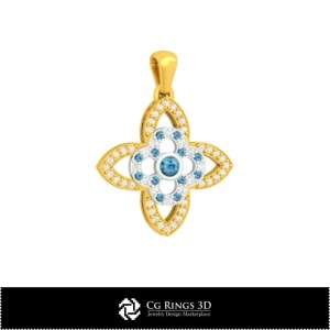 Joyería-Colgante CAD 3D