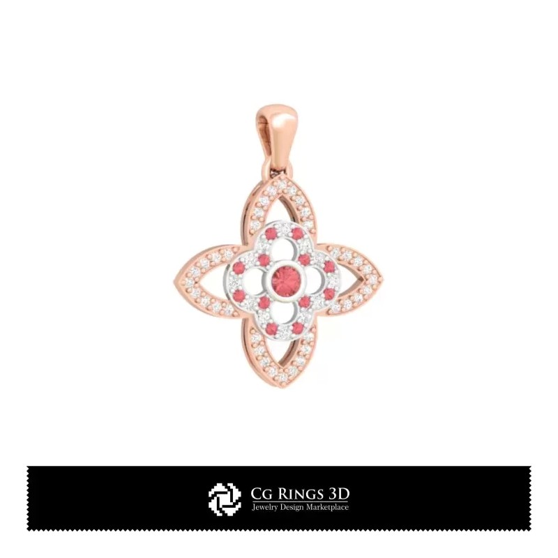 Bijoux-Pendentif DAO 3D