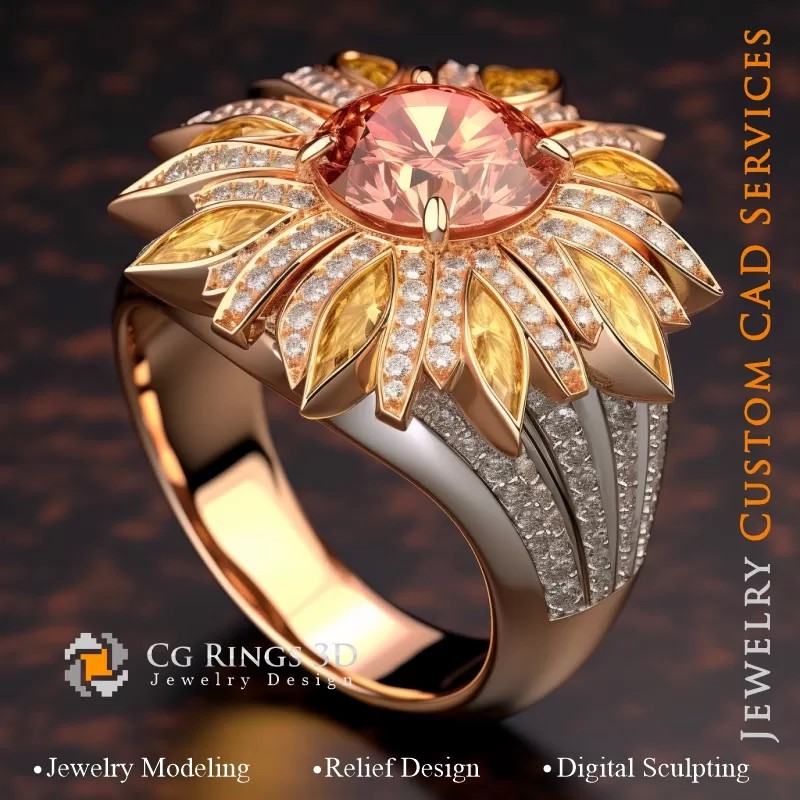 Palm Ring - Schmuck 3D CAD