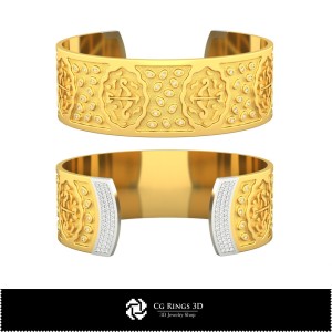 Bracciale zodiacale Sagittario 3D da donna per la casa, Gioielli CAD 3D, Braccialetti CAD 3D, Braccialetti 3D, Bracciale a
