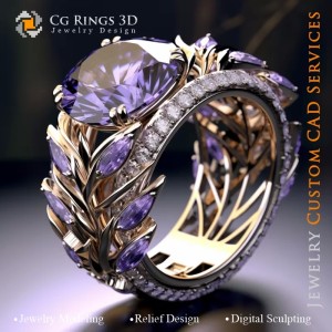 Anello Palmo - Gioielli 3D CAD