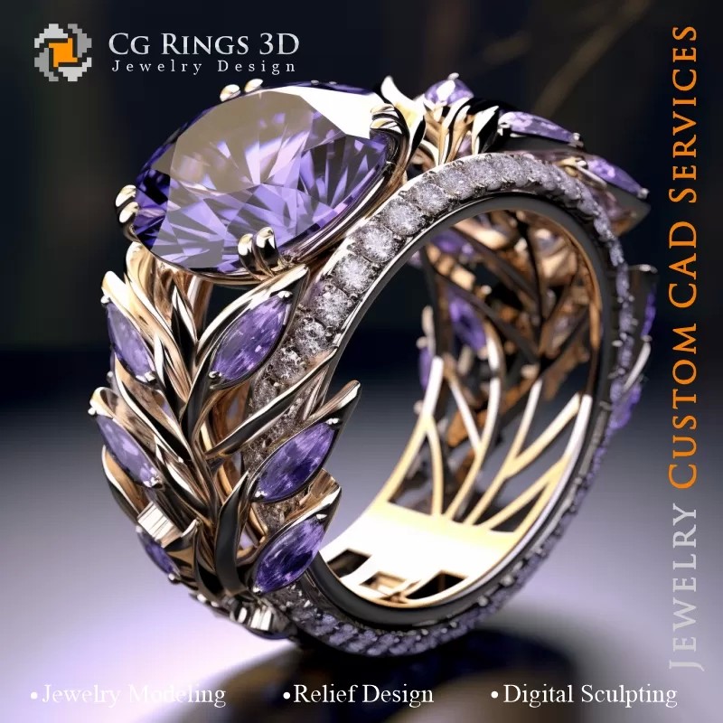 Anello Palmo - Gioielli 3D CAD