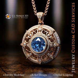 Infinite Anhänger - Schmuck 3D CAD 2