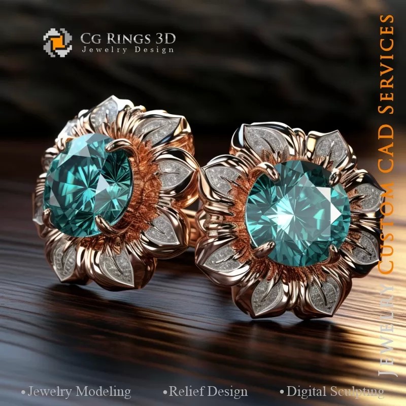 Cufflinks - Jewelry 3D CAD
