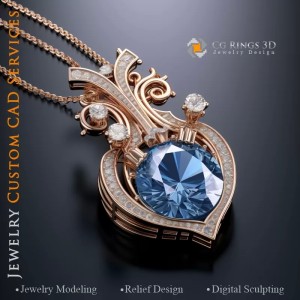 Pendant - Jewelry 3D CAD 2