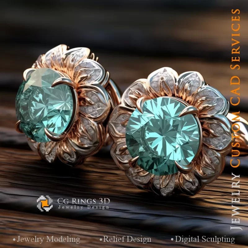Cufflinks - Jewelry 3D CAD