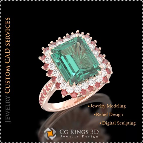 Anillo - CAD 3D de joyería