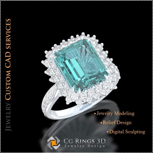 Anillo - CAD 3D de joyería