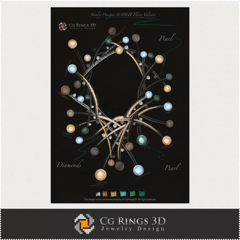 Meduza Necklace - Design Jewelry(Digital)
