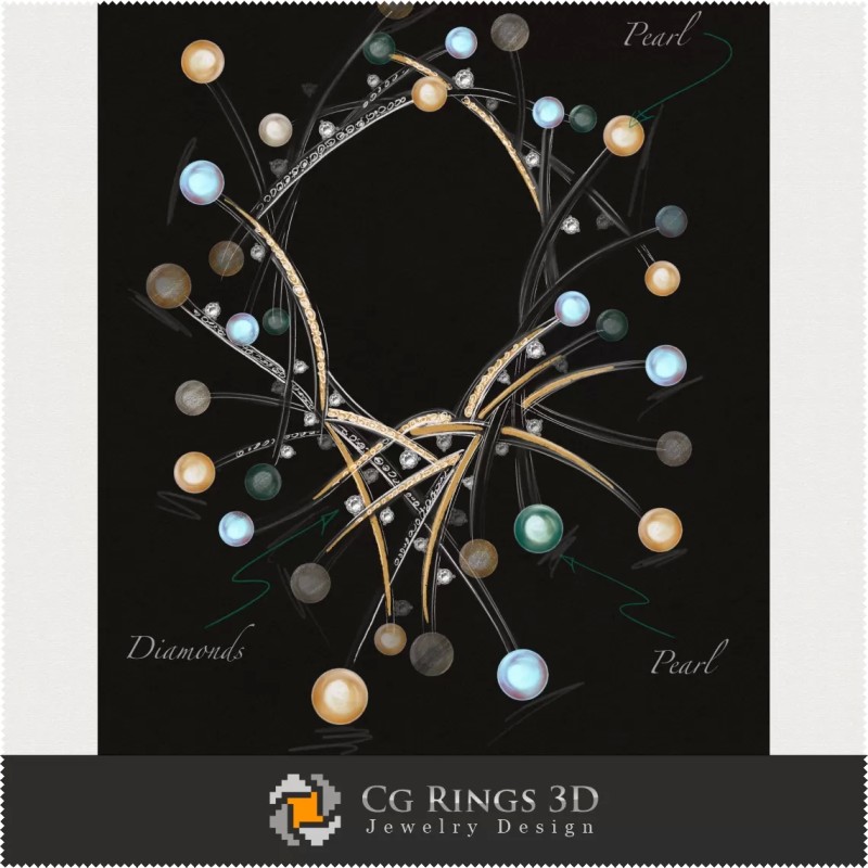 Collana Meduza - Design Gioielli (Digitale)