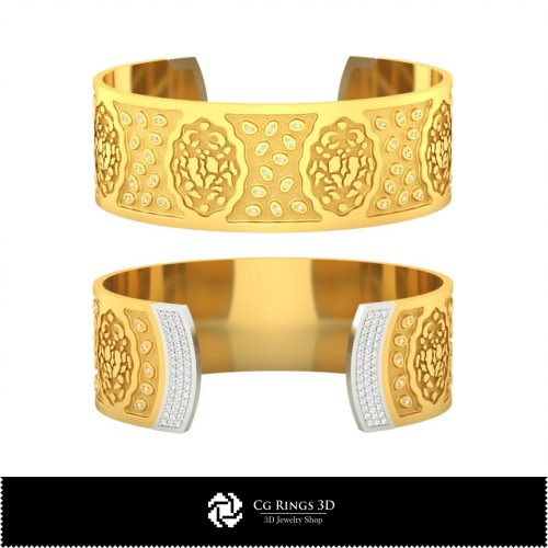3D Damen Krebs Sternzeichen Armband Zuhause, Schmuck 3D CAD, Armbänder 3D CAD, 3D Armbänder, 3D Armreif, Sternzeichen Armbänder