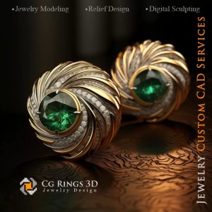 Cufflinks - Jewelry 3D CAD
