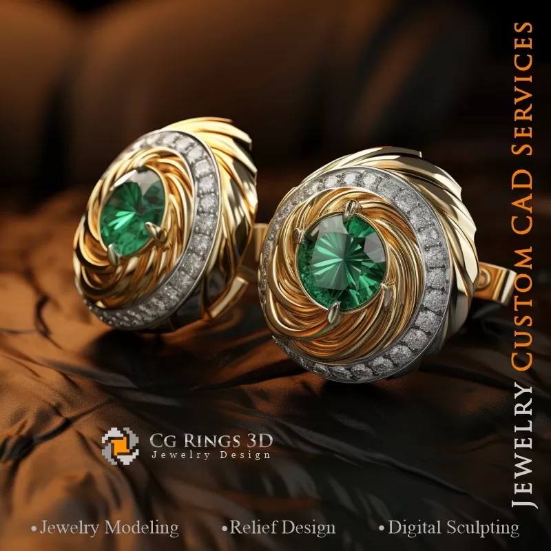 Les Boutons de Manchette de la Tempête -...
