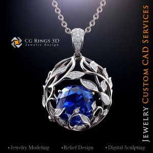 Pendentif Arbre - Bijoux 3D 2