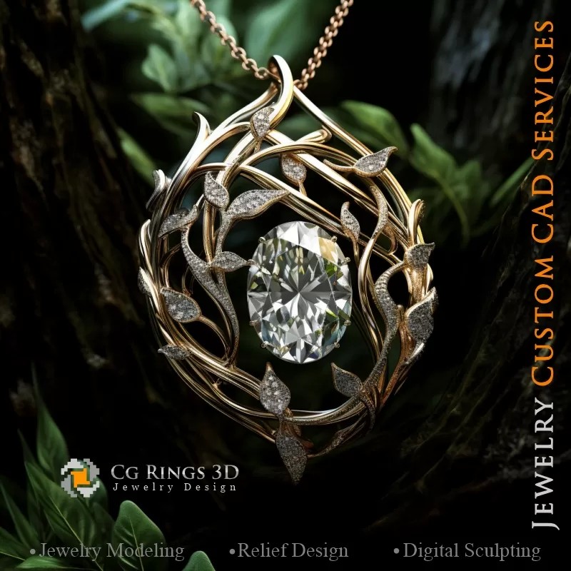 Baum-Anhänger - Schmuck 3D