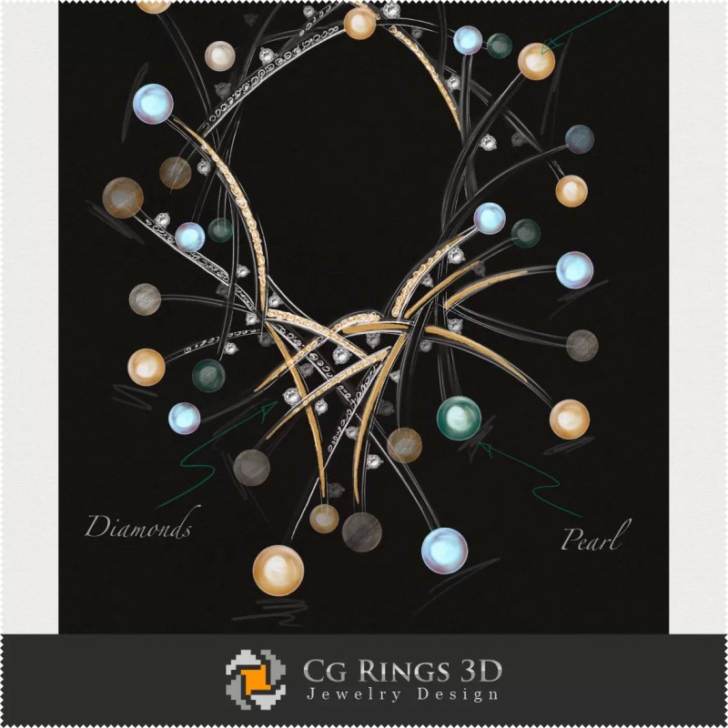 Meduza Necklace - Design Jewelry(Digital)