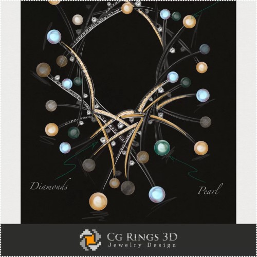 Meduza Necklace - Design Jewelry(Digital)
