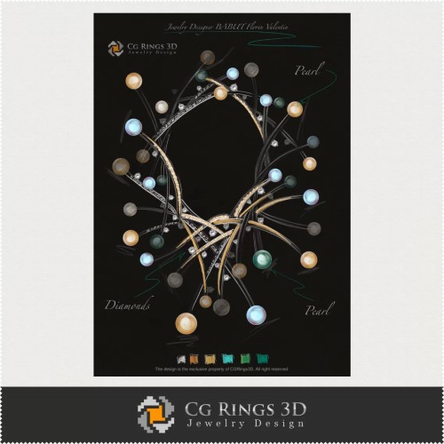 Meduza Halskette - Design Schmuck (Digital)