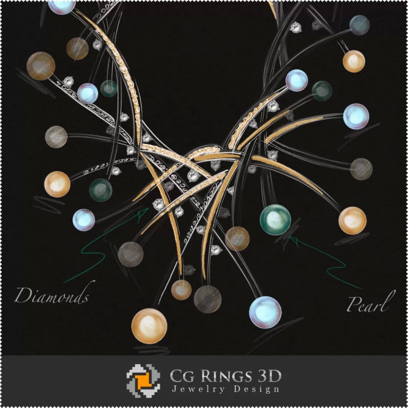 Collana Meduza - Design Gioielli (Digitale)