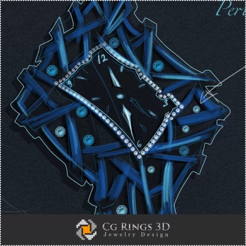 Jewelry Design (Digital) - Clock Design