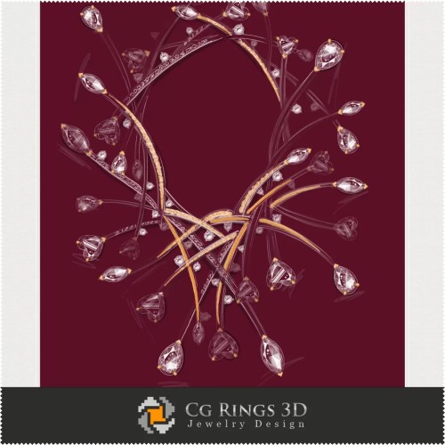 Collier Meduza - Joaillerie Design (Numérique)