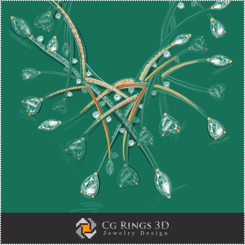 Meduza Necklace - Design Jewelry(Digital)