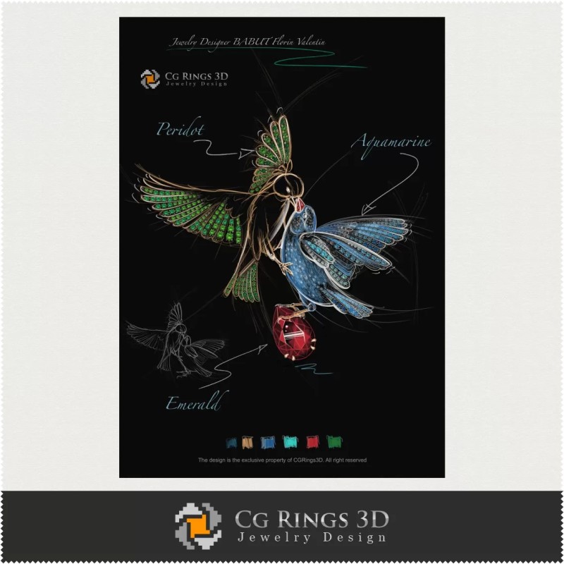 Design Joaillerie (Numérique) - Croquis...