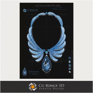 Colier „Frozen” - Design Bijuterii (Digital) 2