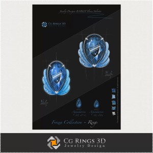 Colección Frozen / Anillo - Diseño de Joyas (Digital) 2