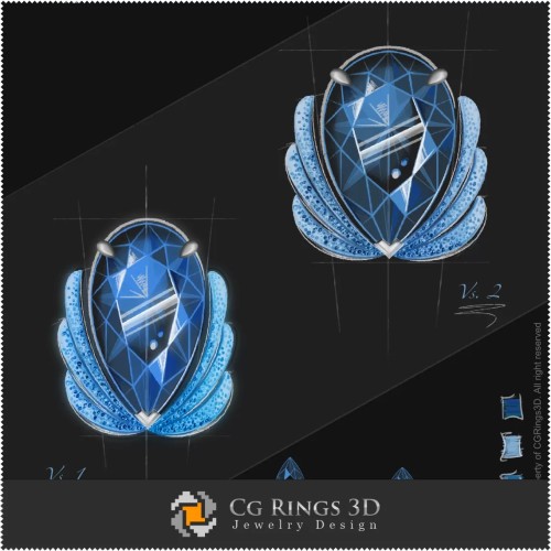 Frozen Collection / Ring - Jewelry Design (Digital)